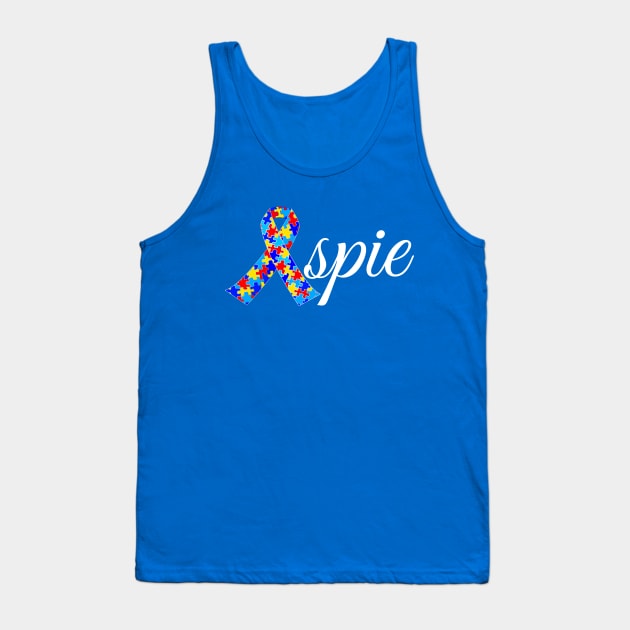 Proud Aspie Asperger Syndrome Tank Top by epiclovedesigns